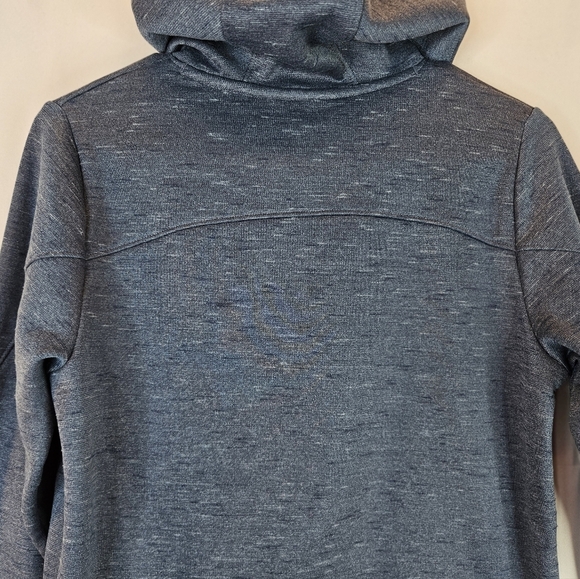 Under Armour Gray Pull Over Hooded Fleece Graphic Sweatshirt Womens sz XS - Picture 8 of 10
